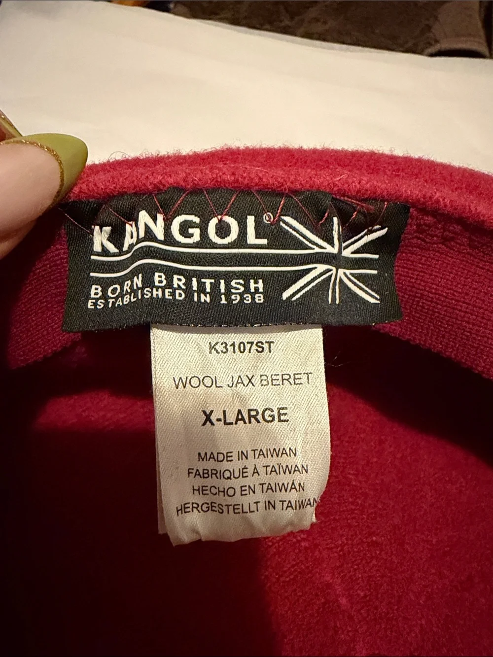 Kangol Women's pink Wool Beret